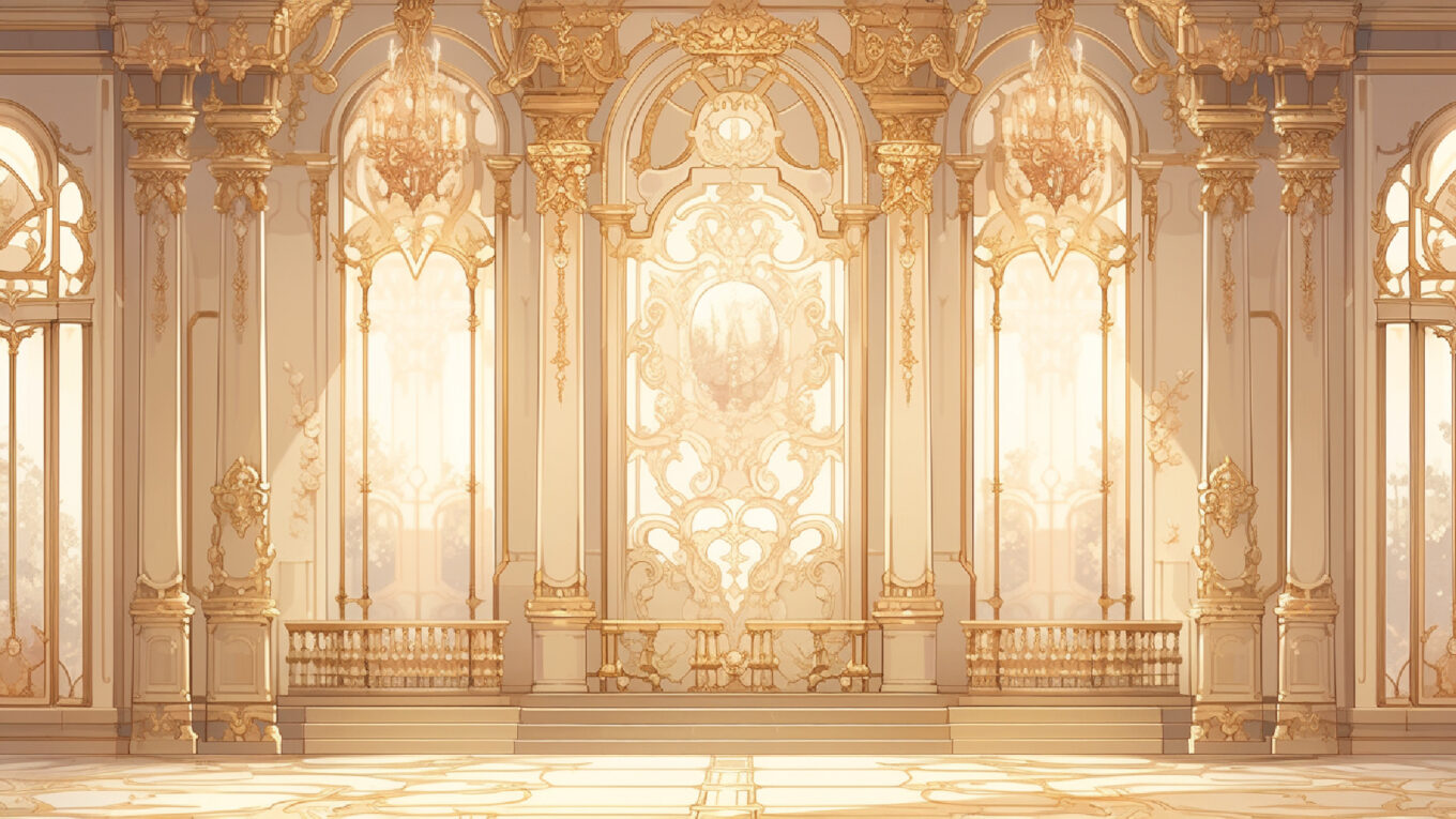 宮殿の背景イラスト【25枚】/無料