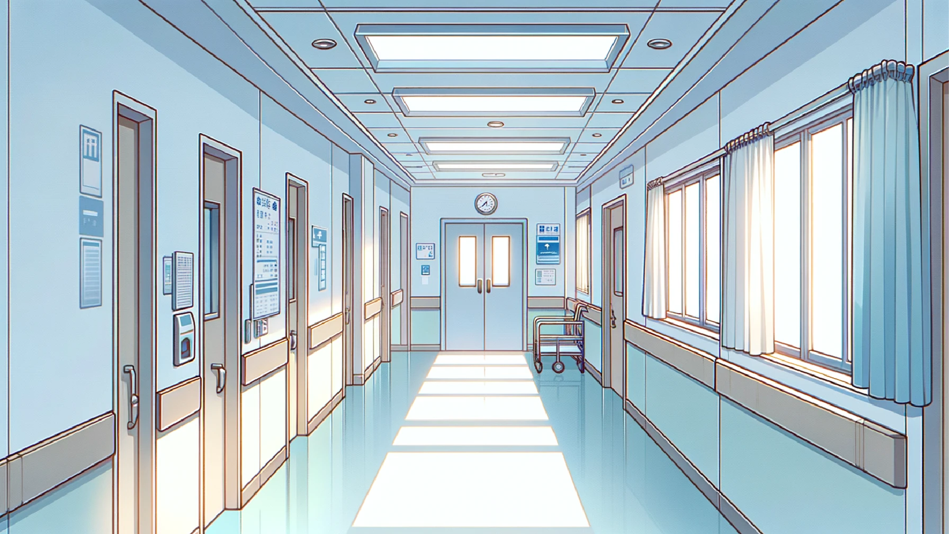 Pathway between room wallpaper, 5 Centimeters Per Second, hallway, anime HD  wallpaper | Wallpaper Flare