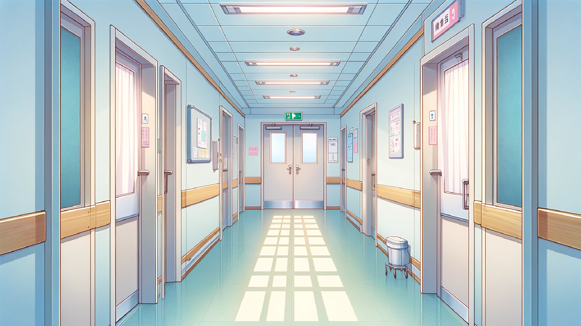 ArtStation - 70's School Hallway , Daniel Steart | School hallways, Anime  backgrounds wallpapers, Anime background