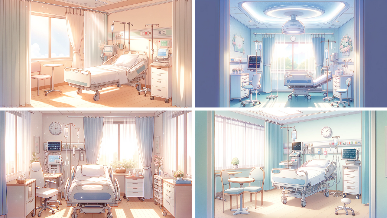 Hospital room (daytime) [9 photos]